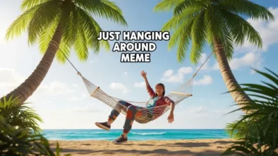 Just Hanging Around Meme