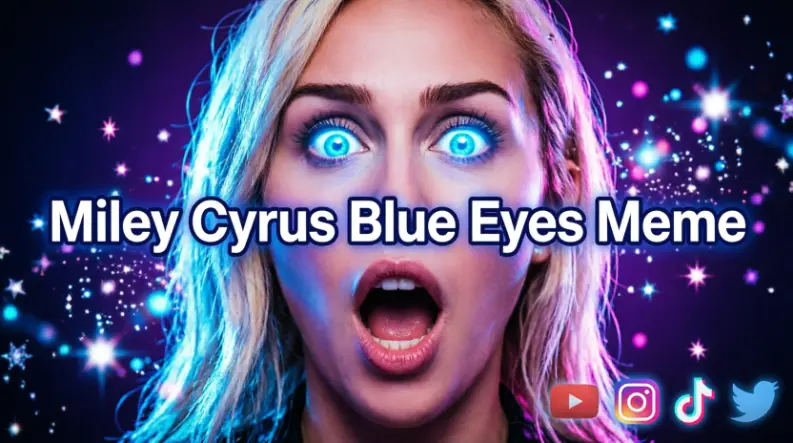 Miley Cyrus Blue Eyes Meme