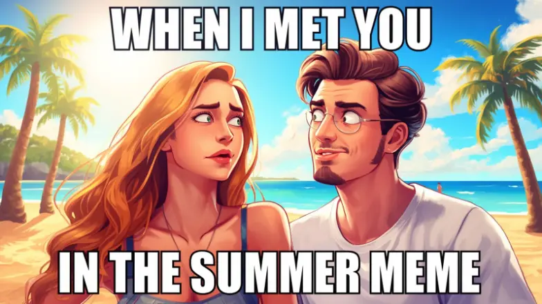 When I Met You in the Summer Meme