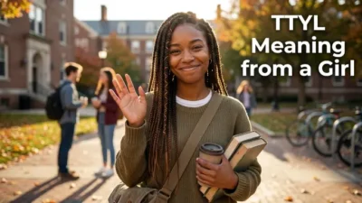 TTYL Meaning from a Girl