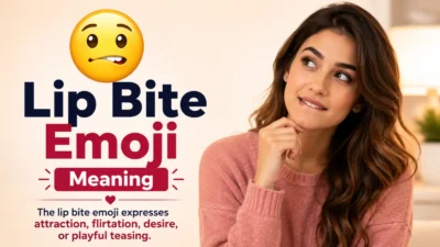 Lip Bite Emoji